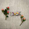 Petal Bow, Liberty of London Orange Daisies - Hair Accessories - 2