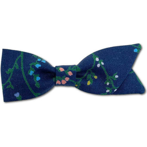 Petal Bow, Liberty of London Blue Wildflowers