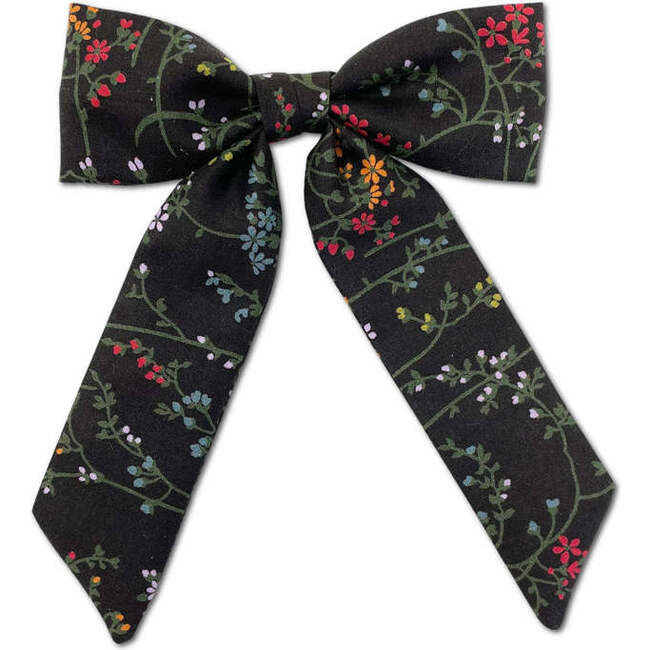 Classic Bow, Liberty of London Brown Wildflowers