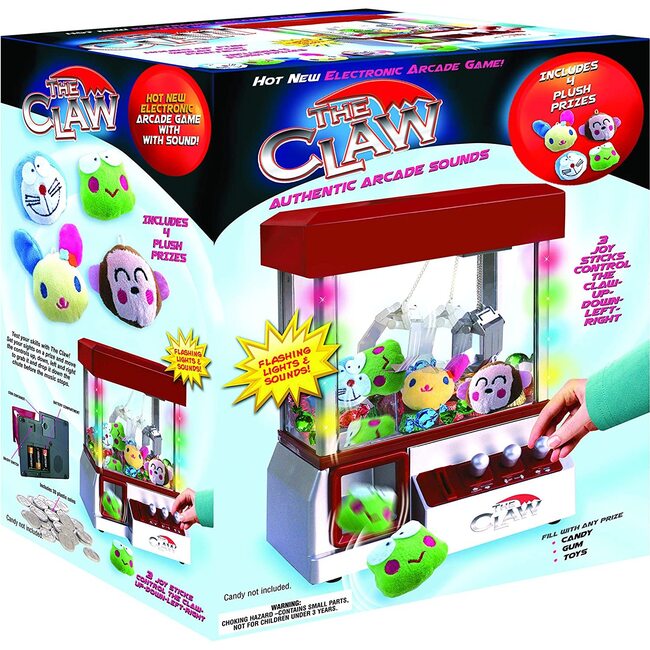 Claw with Lights & 4 Plush Toys