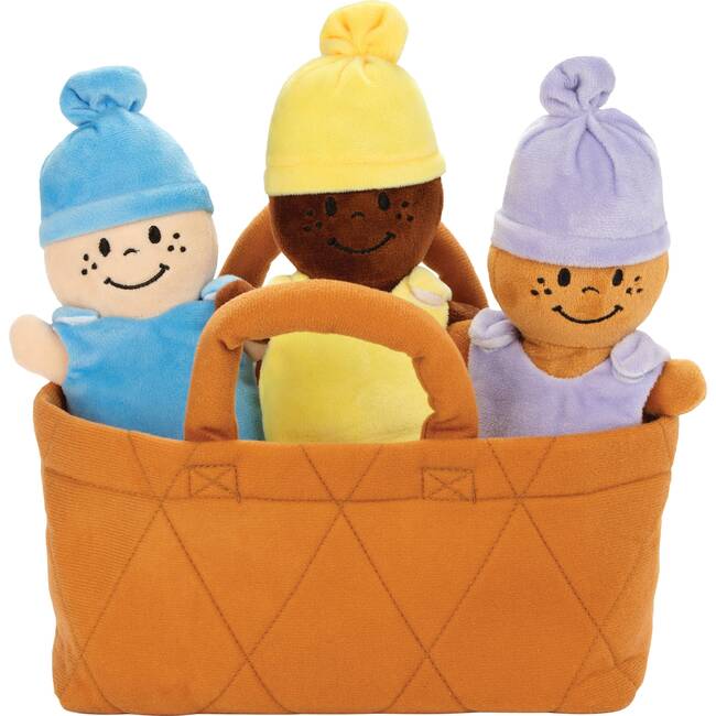 Plush 3 Babies Set in a Bag