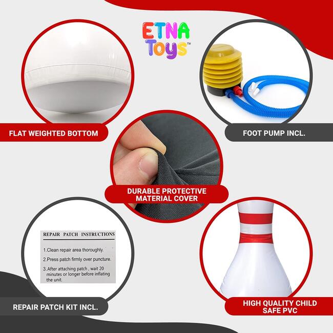 Bowling Game Inflatable With Pump - Outdoor Games - 2