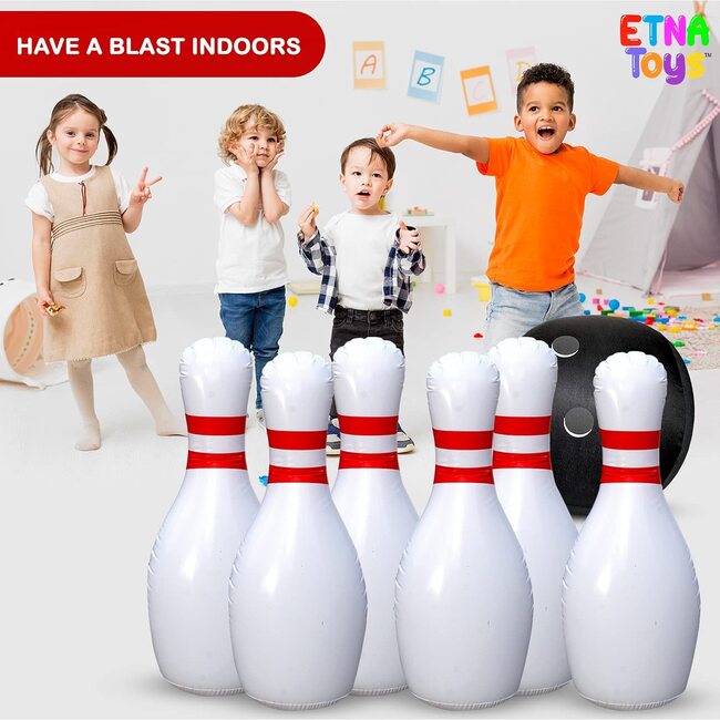 Bowling Game Inflatable With Pump - Outdoor Games - 5