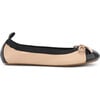 Miss Samantha Ballet Flat, Nude & Black - Slip Ons - 1 - thumbnail