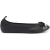 Miss Samantha Ballet Flat, Black & Black - Slip Ons - 1 - thumbnail