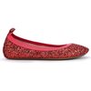Miss Samara Ballet Flat, Ruby Red Chunky Glitter - Slip Ons - 1 - thumbnail