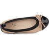 Miss Samantha Ballet Flat, Nude & Black - Slip Ons - 3