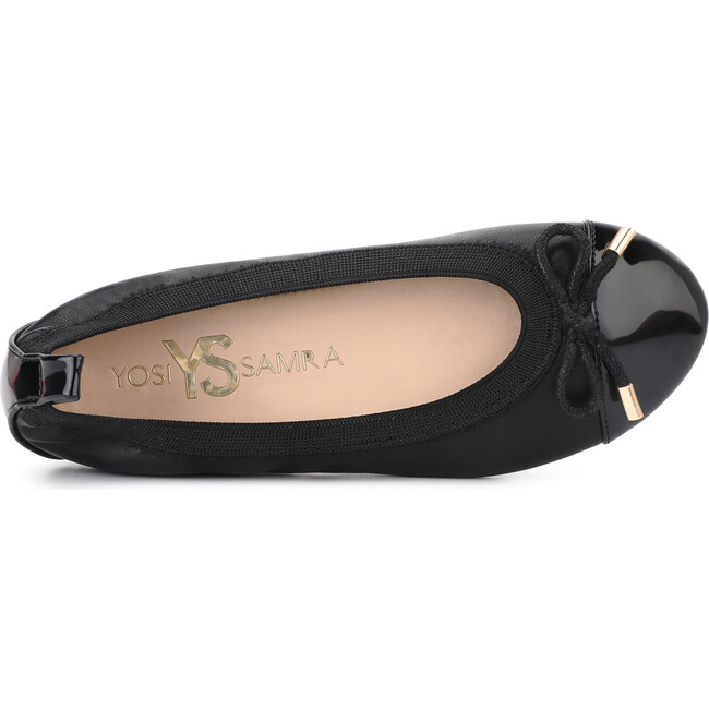 Miss Samantha Ballet Flat, Black & Black - Slip Ons - 3