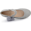 Miss Sandie Mary Jane Flat, Stone Grey - Slip Ons - 3