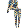 Women's Long Sleeve Scoop Neck & Jogger Pajama, Milk & Cookies - Pajamas - 1 - thumbnail