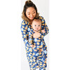 Women's Long Sleeve Scoop Neck & Jogger Pajama, Milk & Cookies - Pajamas - 2
