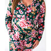 Women's Long Sleeve Pajama, Arsine - Pajamas - 2 - thumbnail