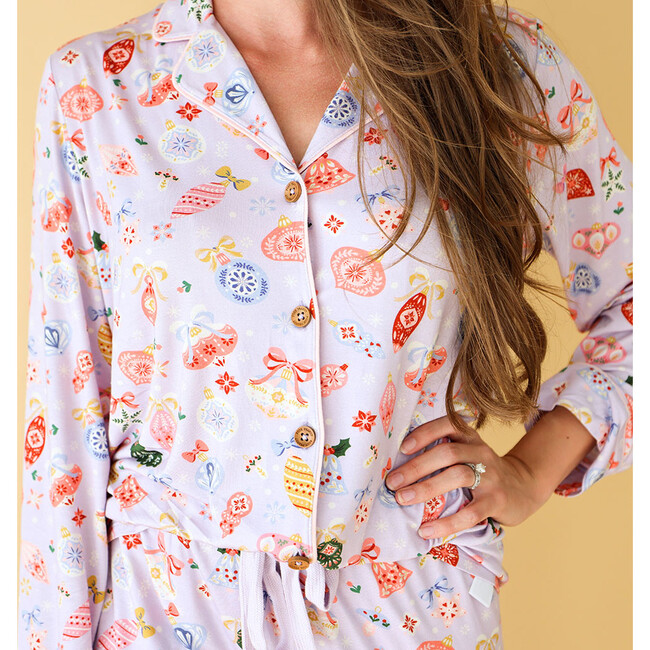 Women's Long Sleeve & Relaxed Long Pajama Pants, Holly - Pajamas - 2