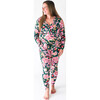 Women's Long Sleeve Pajama, Arsine - Pajamas - 3