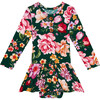 Long Sleeve Henley Twirl Skirt Bodysuit, Arsine - Skirts - 1 - thumbnail