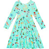 Long Sleeve Basic Twirl Dress, Fritz - Dresses - 1 - thumbnail