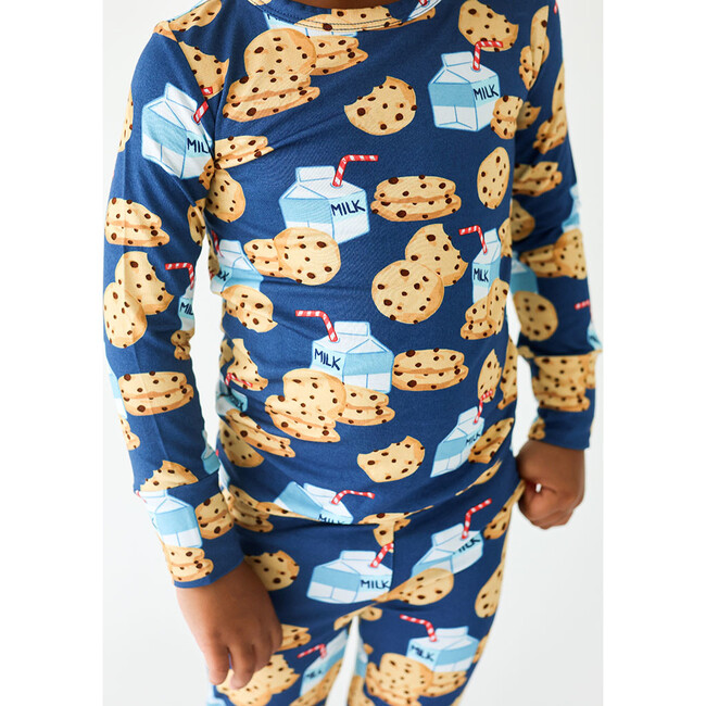 Long Sleeve Basic Pajama, Milk & Cookies - Pajamas - 3