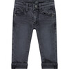 Denim Jeans, Navy - Jeans - 1 - thumbnail