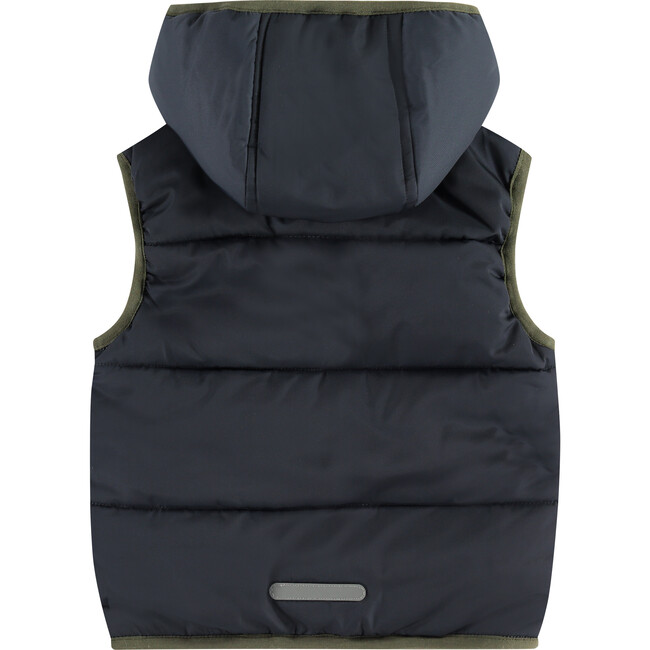 Puffer Vest, Faded Blue