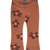 Flare Floral Pants, Fudge - Pants - 1 - thumbnail