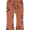 Flare Floral Pants, Fudge - Pants - 2 - thumbnail