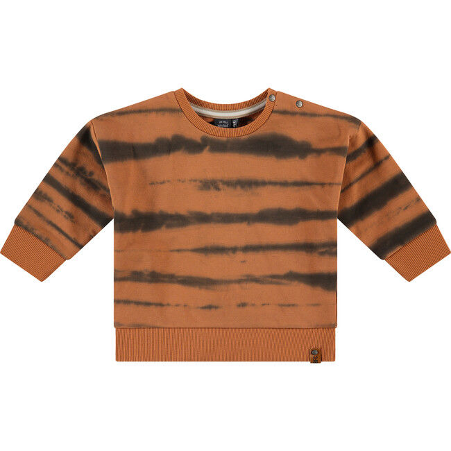 Pullover, Orange Stripes - Sweatshirts - 1