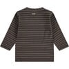 Long Sleeve Striped Pocket Shirt, Army - Shirts - 2