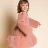 Holly Dress,  Blush Velvet - Dresses - 5