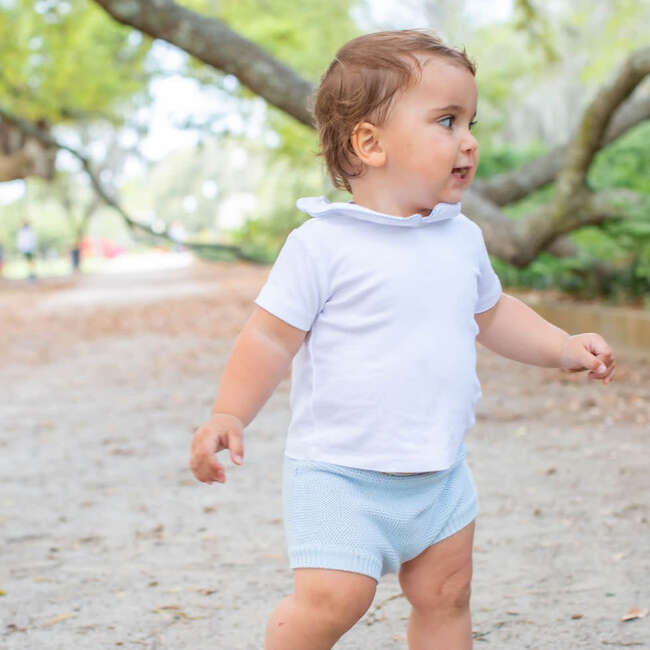 Knit Short, Blue - Shorts - 3