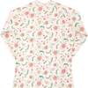 Women's Cloister Botanical Long Sleeve Rashguard, Cream/Floral - Rash Guards - 5