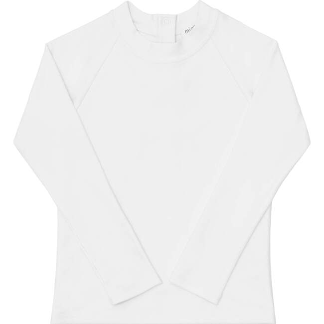Long Sleeve Rashguard, Crane White