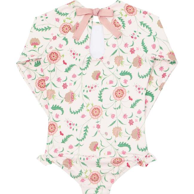 Cloister Botanical Rashguard One Piece, Cream - One Pieces - 5
