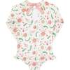 Cloister Botanical Rashguard One Piece, Cream - One Pieces - 5