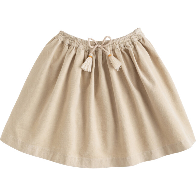 Circle Skirt, Ivory Velvet