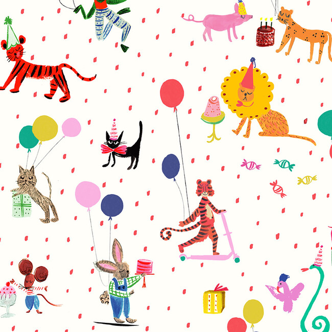 Tigers and Candles Gift Wrap