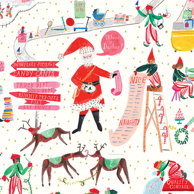 North Pole Headquarters Gift Wrap - Paper Goods - 1