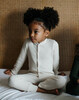 Noble Organic Waffle One-Piece Sleeper, Oat Milk - Onesies - 2