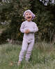 Noble Organic Waffle One-Piece Sleeper, Lavender - Onesies - 4