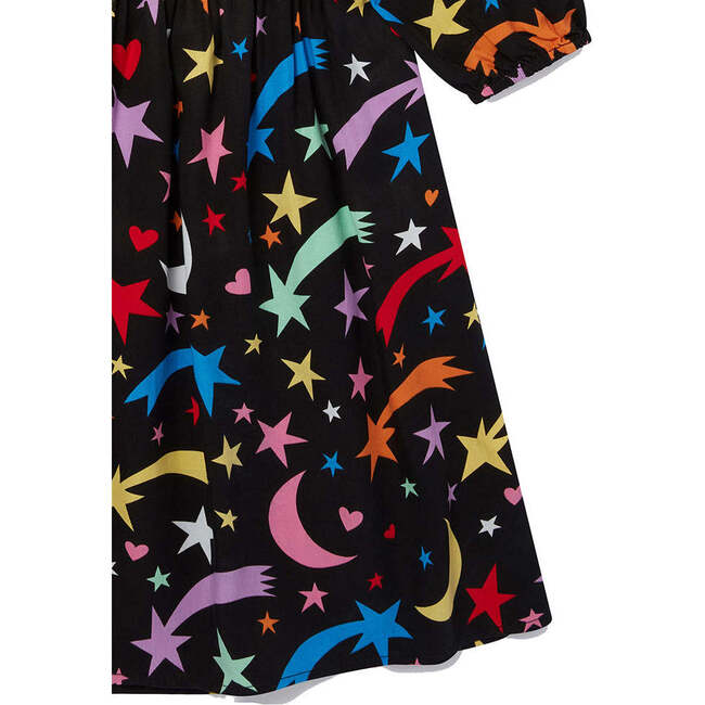 Shooting Star Tencel Dress, Black - Dresses - 4