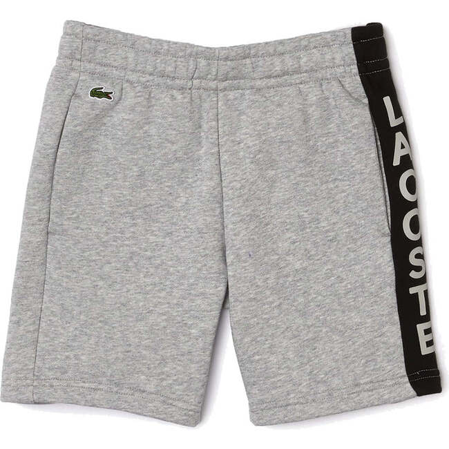 Monogram Side Logo Shorts, Grey