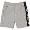 Monogram Side Logo Shorts, Grey - Shorts - 1 - thumbnail