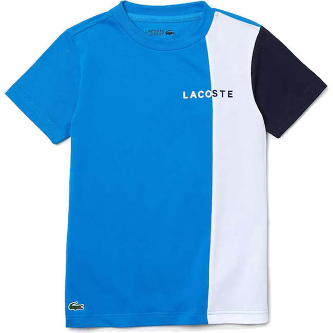 Monogram Colorblock Logo T-Shirt, Blue