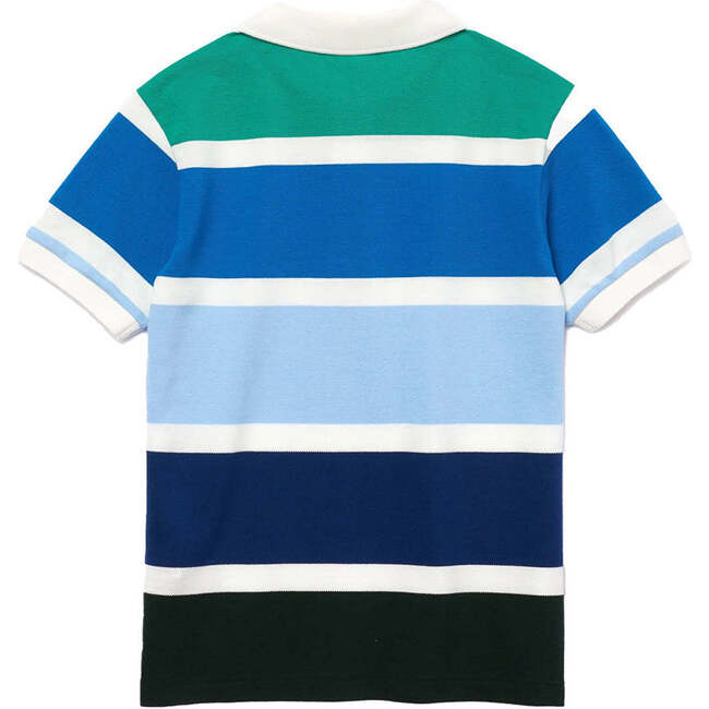 Striped Logo Polo, Multicolor - Polo Shirts - 2