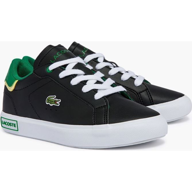 Juniors Powercourt Trainers, Black - Sneakers - 1