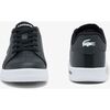 Logo Leather Trainers, Black - Sneakers - 3