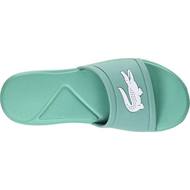 Logo Toddler Slides, Green - Slippers - 2