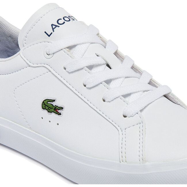 Heel Logo Teen Trainers, White - Sneakers - 5