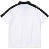 Monogram Logo Trim Polo, White - Polo Shirts - 2