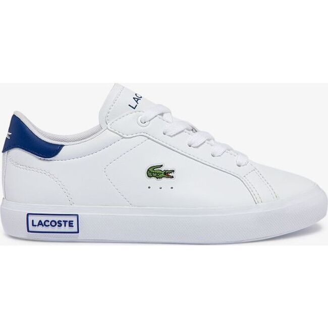 Heel Logo Trainers, White - Sneakers - 5