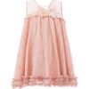 Overlay Trapeze Dress, Pink - Dresses - 2